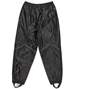 Joe Rocket 2X Black Reflective Elastic Waistband Rain Pants Waterproof Windproof